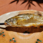 花仙庵 仙仁温泉 岩の湯 - 鮎の塩焼き