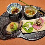 花仙庵 仙仁温泉 岩の湯 - 先付