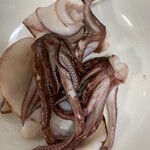 美幸飯店 - 長女の旦那さん イカ釣ってくれた！ゲソとえんぺらは焼いてみた