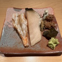 すが弥 - ボタンエビ、黒鮑