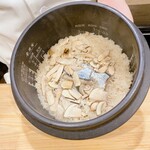 うを徳 - 松茸と秋刀魚の炊き込みご飯