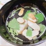 うを徳 - 対馬産 ベニヒトミ喉グロ＆北海道産松茸の吸い物