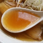 ゐをり - 和にぼしラーメン￥700のスープ（H25.10.8撮影）