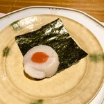 シカゴ - ●前菜１
      帆立貝の磯部焼き