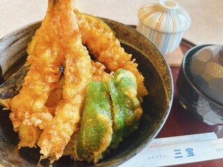 Resutoran Sampou - 海老天丼