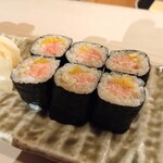 福鮨 - かまトロたく巻き