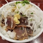 なか卯 - 旨塩ダレかつおのたたき丼