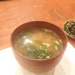 ともえ寿司 - 味噌汁
