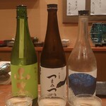 ともえ寿司 - 日本酒飲み比べ