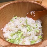 茶六別館 - 季節の焚き込み御飯