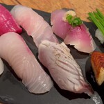 Tachizushi Sugio - おまかせにぎり寿司八貫盛り