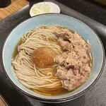 蕎斬 - 冷製牛しぐれ蕎麦(¥1,600)