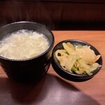 麻婆豆腐TOKYO - スープと搾菜はセルフ