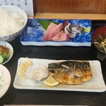 食事処 さいとう - 料理写真:さば焼きとさしみの定食