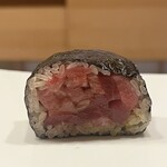 鮨 おおが - 追加　マグロ全部巻き♫