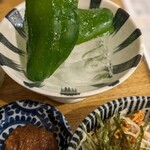 野菜巻き串 薄田商店 - 気がつくと毎回頼んでしまうパリパリピーマン♪