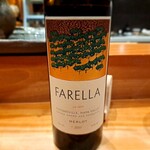 炭火割烹 白坂 - ⚫FARELLA 2017
      産地はカルフォルニア・ナパ、葡萄はメルロー100%