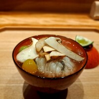 炭火割烹 白坂 - ⚫「鱧　甘鯛　松茸のお椀」