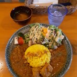 Hekiyou - だしスパイスカレー、お味噌汁つき　1100円税込