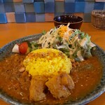 Hekiyou - だしスパイスカレー、お味噌汁つき　1100円税込