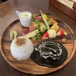 京都 れとろ洋食　LOCAVO - ハンバーグプレートのAセット