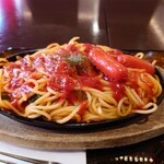 温泉食堂 和呂和呂 - 鉄板ナポリタン　830円