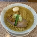 ラー麺専門店 こしがや - 塩ネギラーメン￥850 半熟味玉￥100