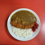 Nam poen - トンカツの2/3程度にカレーがかかっています