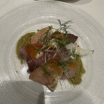 Brasserie Laiton - ひらまさのカルパッチョ