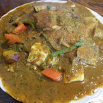 カシミール - ミックスＡ（マトン）玄米、大盛り（０９年９月）