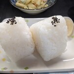 潜龍峡ふれあいの里 - 塩むすび。善きかな