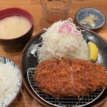 とんかつ 檍 - 上ロースかつ定食(1,500円)