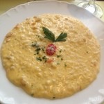 オステリアガウダンテ 神戸ハーバーランド店 - かぼちゃとパルミジャーノチーズのリゾット