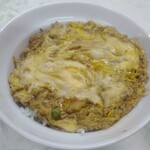 はびき野 - 玉子丼(真上から撮影)