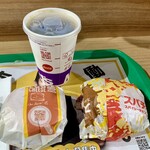 マクドナルド - エグチ(¥240) スパチキ(¥200)
      アイスコーヒーM(¥180) クーポン割引(-¥20) 計¥600