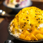 茶房 オクノシブヤ - キーツマンゴーとパッションレアチーズ