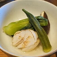 THE HIRAMATSU 軽井沢 御代田 - ホタテ炊き合わせ