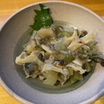 大衆居酒屋 義経 - 貝わさ〜細かいつぶ貝と刻みわさび〜