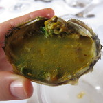 ウシマル - いすみ産モクズ蟹の冷製カッペリーニの甲羅酒