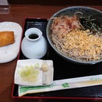 Hokkaidou Soba Sabaki Kou - 冷やしたぬき 700円＆いなり 80円