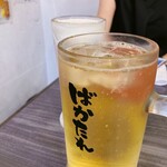 焼肉 親鳥専門店 ばかたれ 本店/はなれ - メガハイボール最高♡