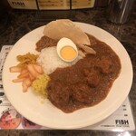 FISH - 2種コンボ（ミートボールカレー、キーマカレー）