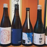 Nihon Ryouri Yuen - 日本酒のラインナップ