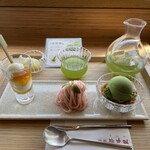 Saryou Tsujiri - 季節限定　愛でる冷煎茶セット