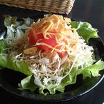 カレー屋 香助 - パリパリキャベツサラダ アップ♪w