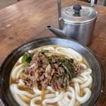 牧のうどん - 肉うどんと追い出汁やかん