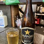 万両 - 瓶ビール700円。