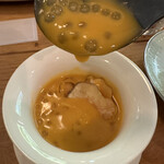 Mi-shang - バターナッツかぼちゃのすり流し　菊芋チップのせ