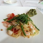 代官山ASO チェレステ - 帆立＆海老ジェノバソース