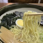 Ganso Shijimi Ramen Wakayama - 元祖しじみラーメン 和歌山 本店(青森県五所川原市十三羽黒崎)しじみラーメン(中貝)